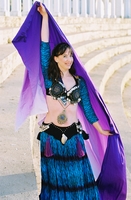 tribal veil bellydancer: Shakti