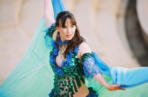 veil bellydancer: Shakti